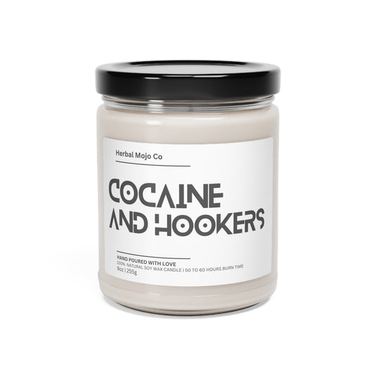 Cocaine and Hookers Scented Soy Candle, 9oz