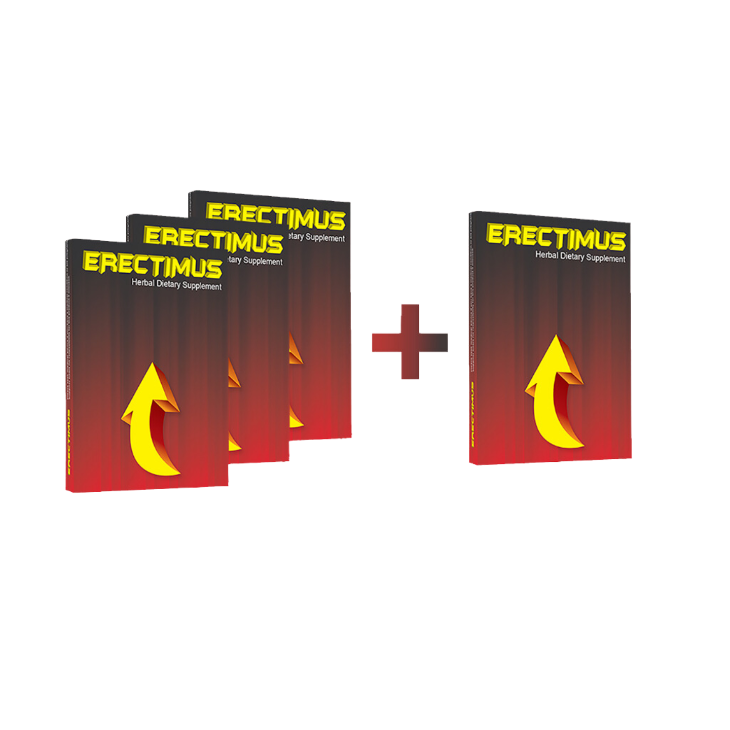 Erectimus - buy 3 packets get 1 free (40 herbal instant erection pills total)