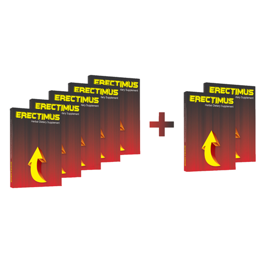 Buy 5 get 2 free - Erectimus for Men with Erectile Dysfunction with white background