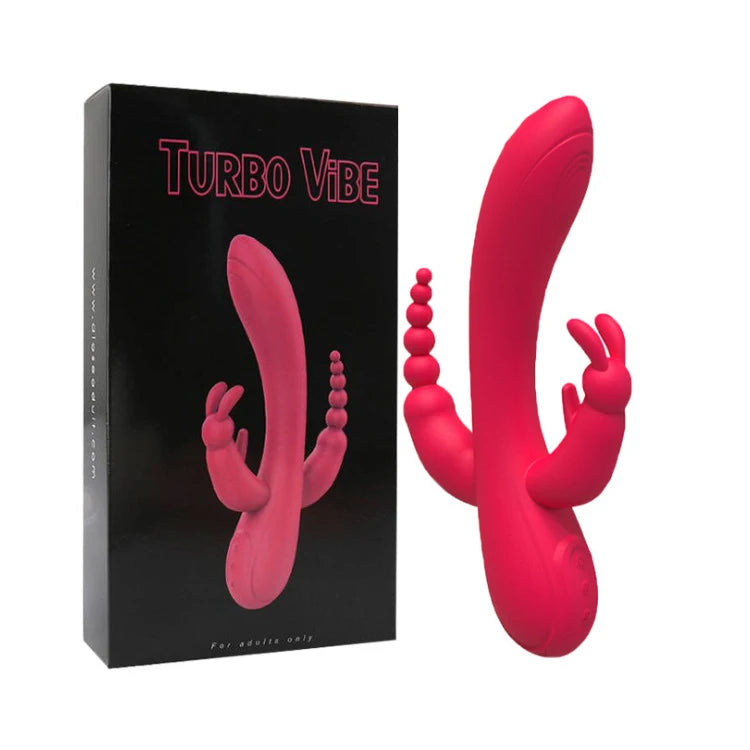 3-in-1 G-Spot Rabbit Vibrator - Clitoris & Vagina Massager